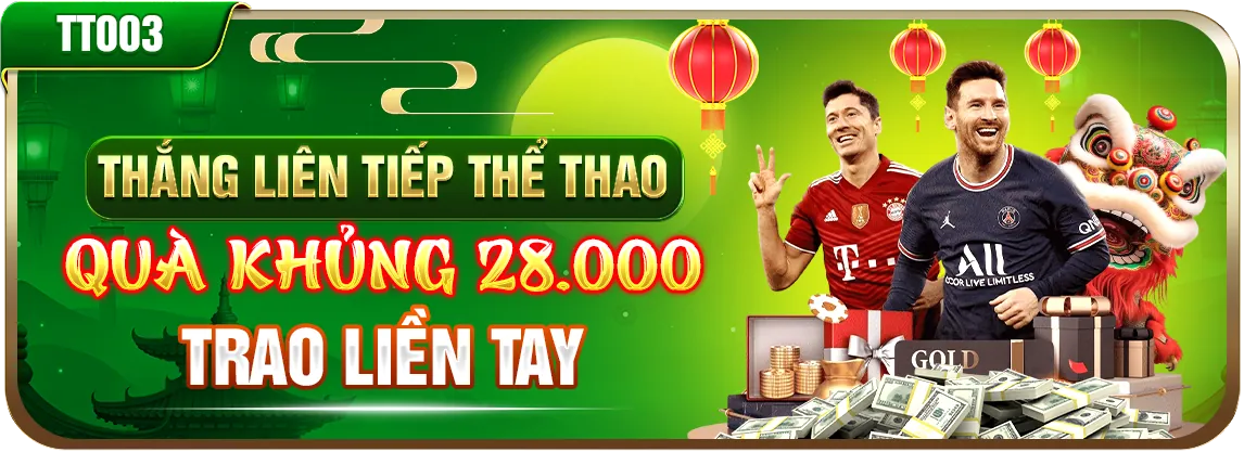 Thưởng chào mừng okking999